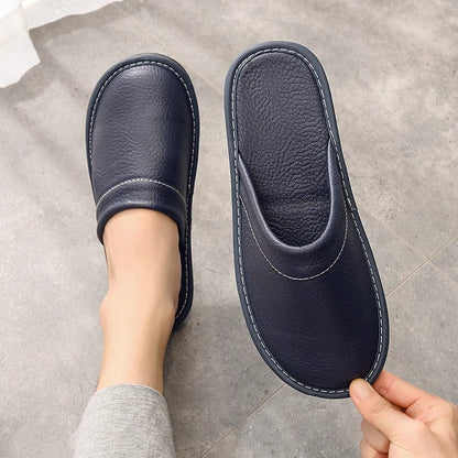 Zapatillas Casa Hombre de Cuero Suave y Confortables