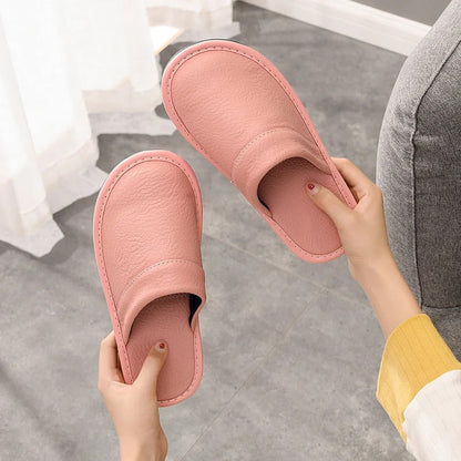 Zapatillas Casa Hombre de Cuero Suave y Confortables