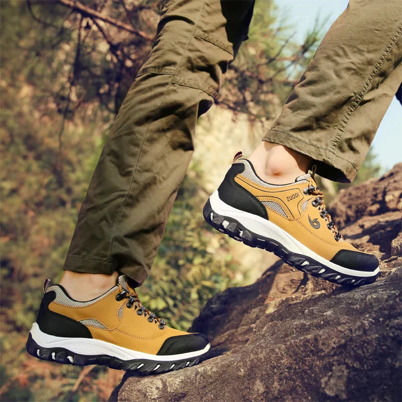 Zapatos Senderismo Hombre Resistente Ajuste Seguro