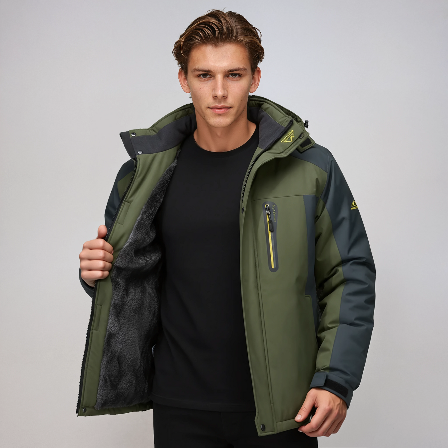 Chaqueta Hombre Impermeable Invierno Forro Térmico - Mavetta