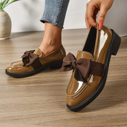 Mocasines Mujer Plataforma con Lazo - Mavetta