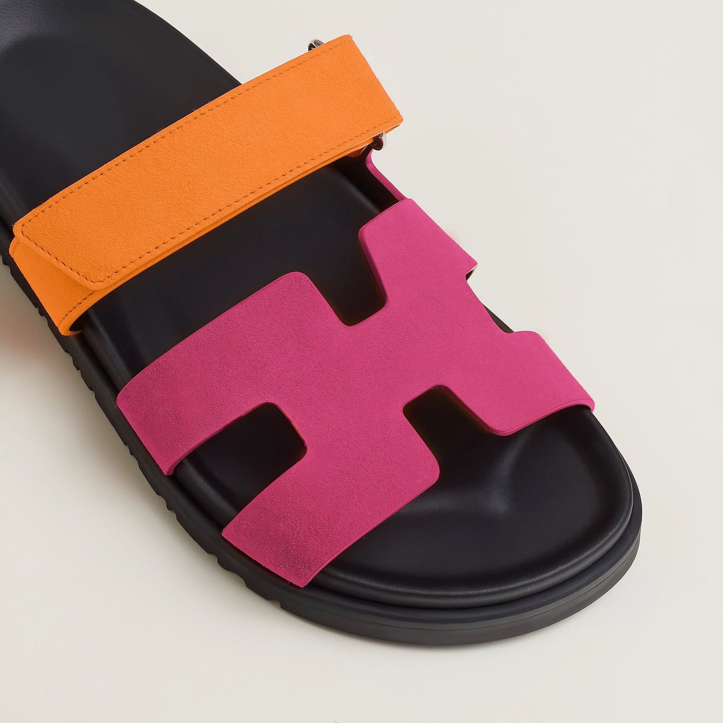 Sandalias Planas Mujer Hebilla Suela Track