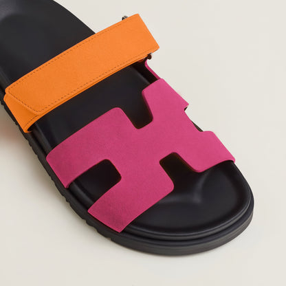 Sandalias Planas Mujer Hebilla Suela Track
