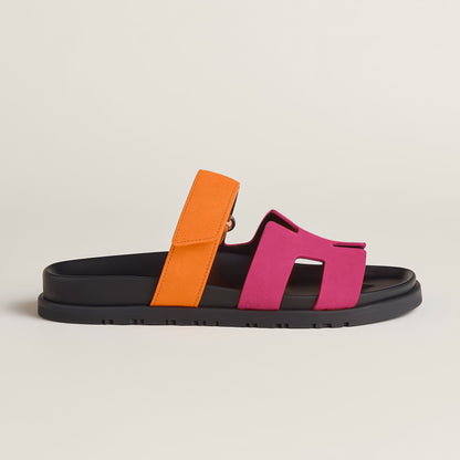 Sandalias Planas Mujer Hebilla Suela Track
