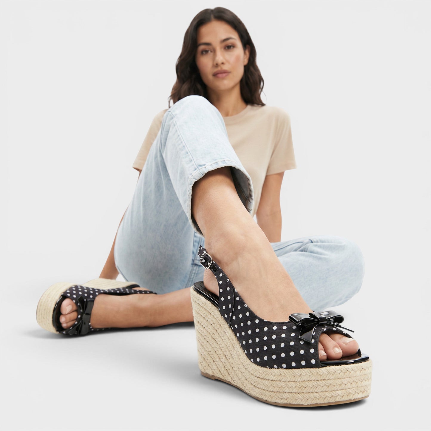 Sandalias Cuña Mujer Estilo Retro