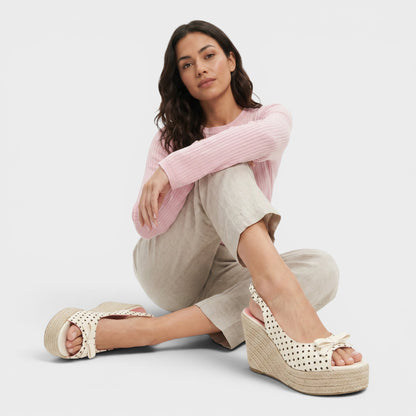 Sandalias Cuña Mujer Estilo Retro