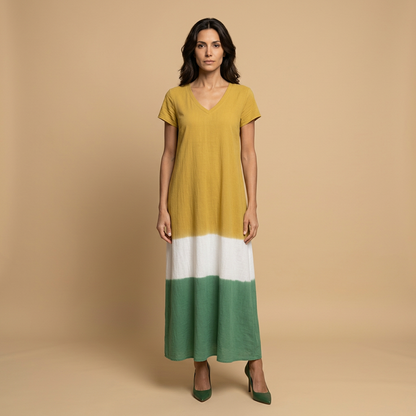 Vestido Largo Mujer Estilo Boho Corte Suelto