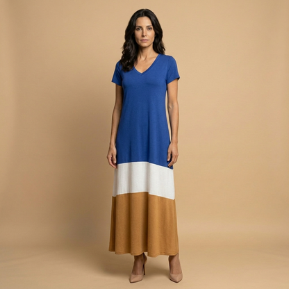 Vestido Largo Mujer Estilo Boho Corte Suelto