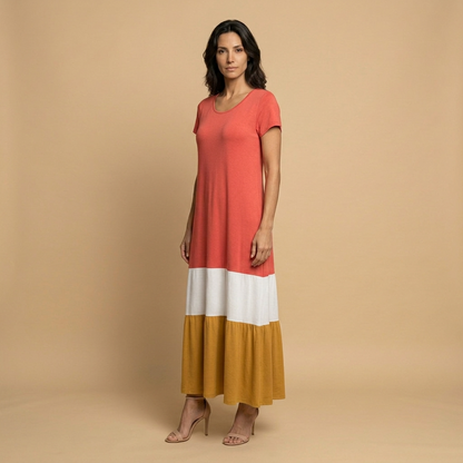 Vestido Largo Mujer Estilo Boho Corte Suelto