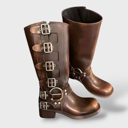 Botas Mujer de Cuero Estilo Vintage
