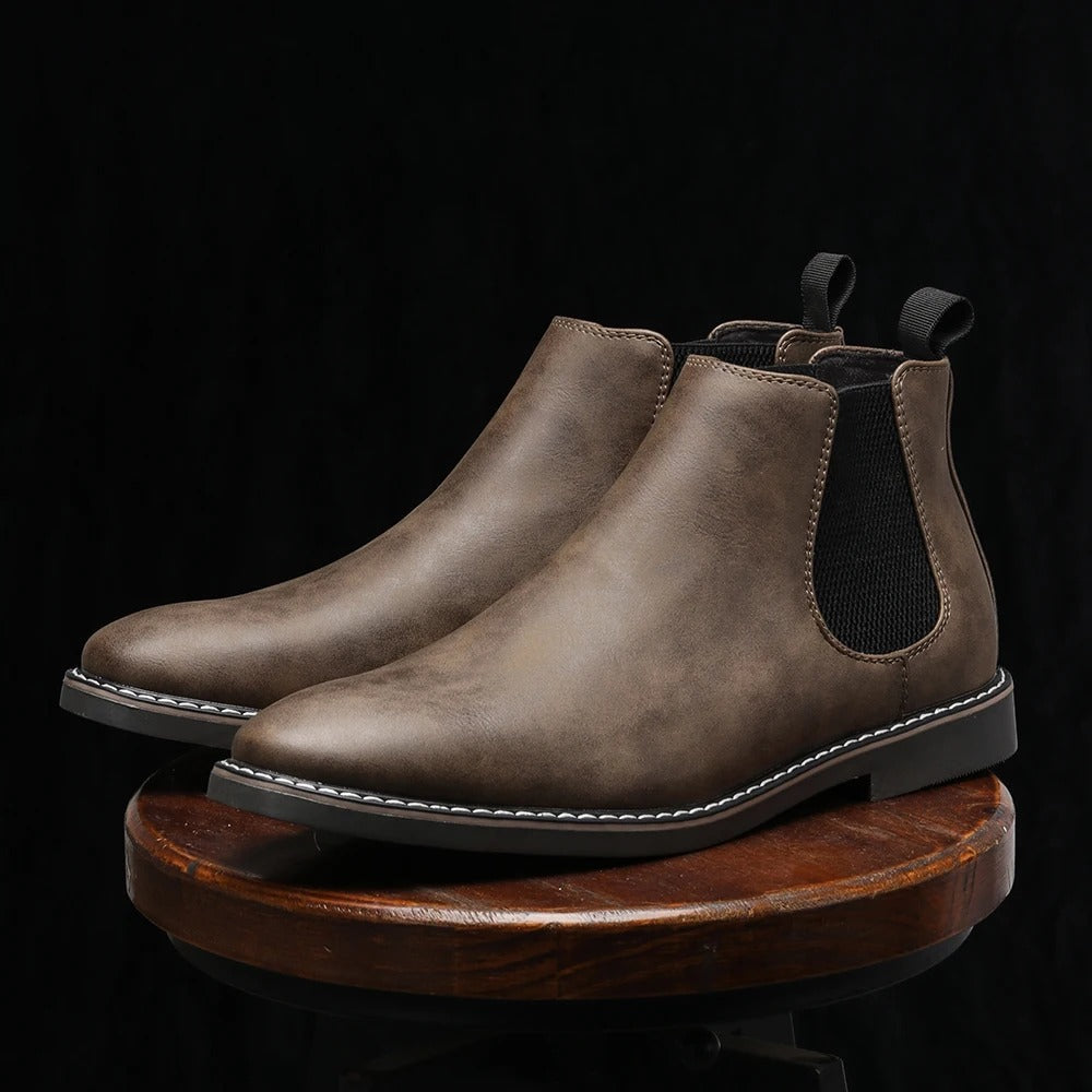 Botines Chelsea Hombre Piel Comodos Estilo Clasico
