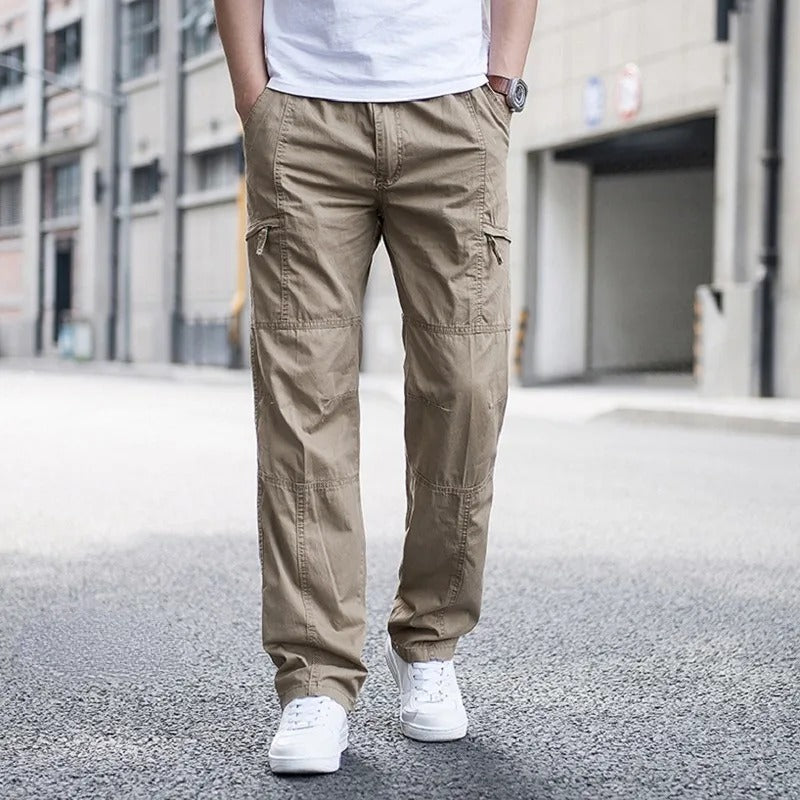 Pantalones cargo hombre Algodón Comodos Ajuste Regular - Mavetta