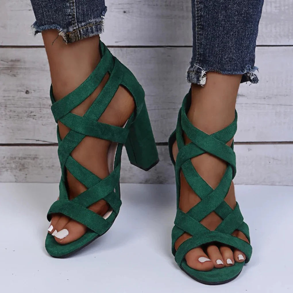 Sandalias mujer Tacón medio Primavera