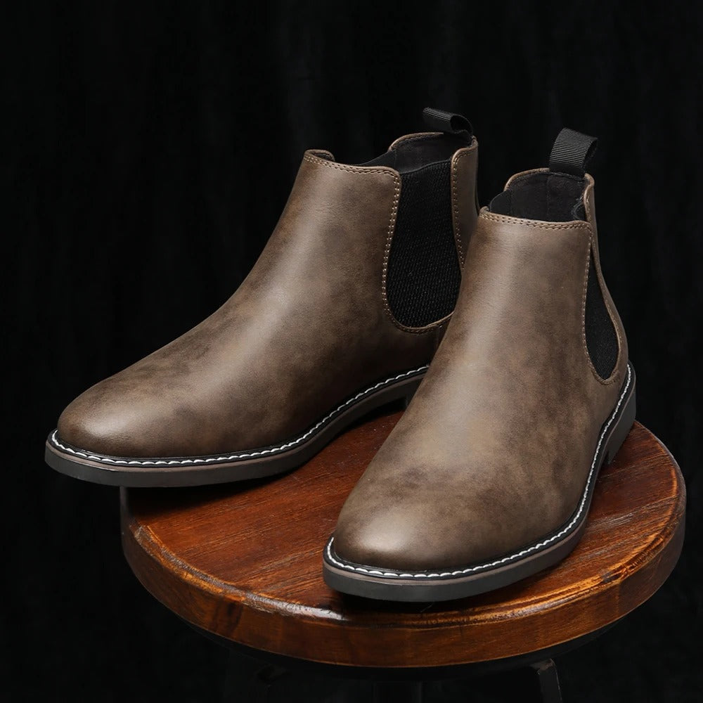 Botines Chelsea Hombre Piel Comodos Estilo Clasico