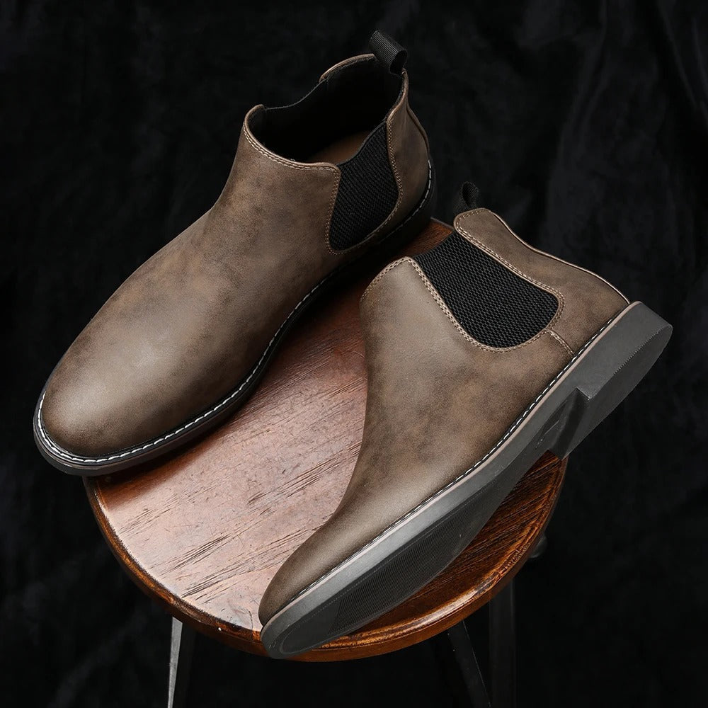Botines Chelsea Hombre Piel Comodos Estilo Clasico