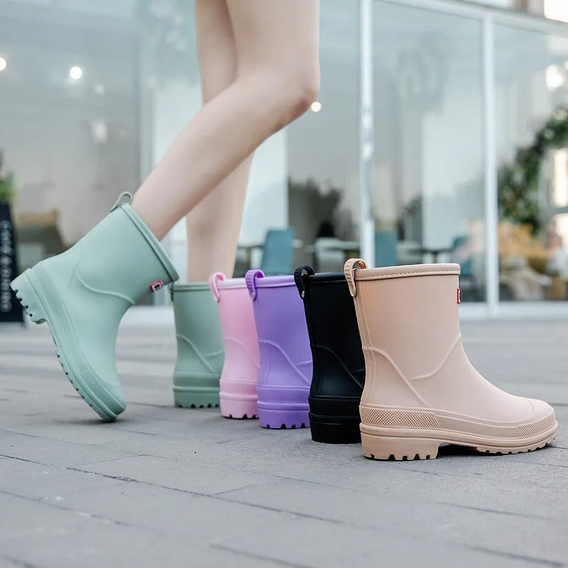 Botas media caña mujer impermeables resistentes