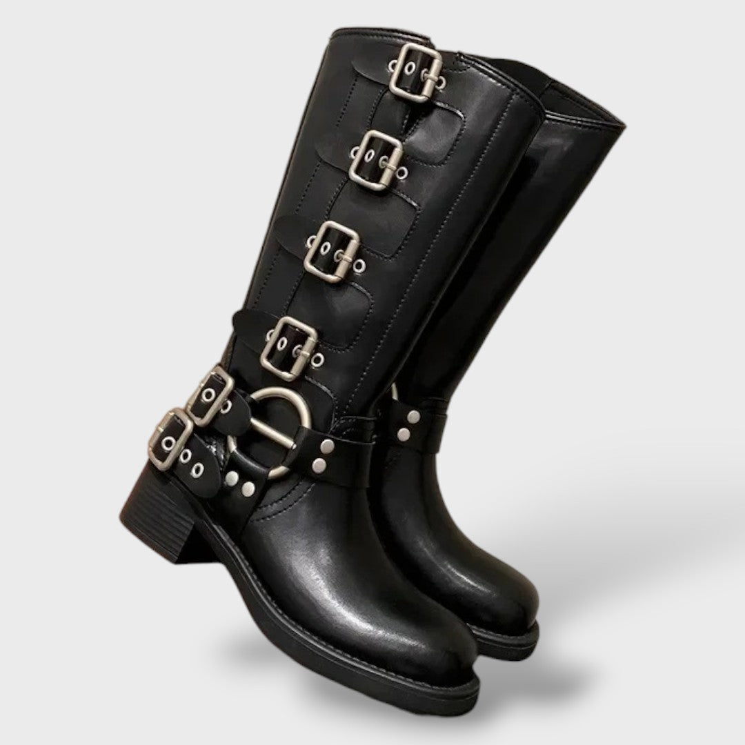Botas Mujer de Cuero Estilo Vintage
