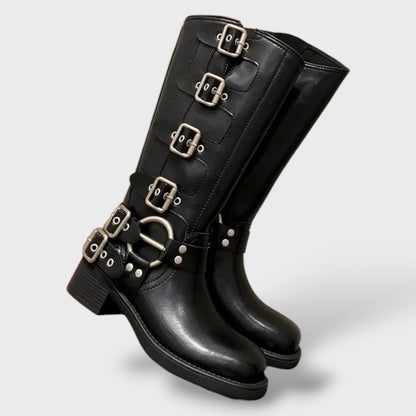 Botas Mujer de Cuero Estilo Vintage