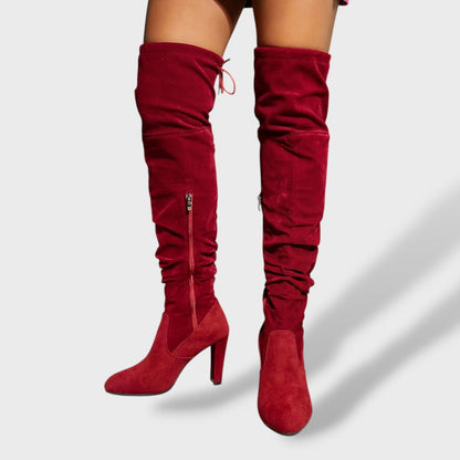 Botas Altas Mujer Tacón Alto Clásicas