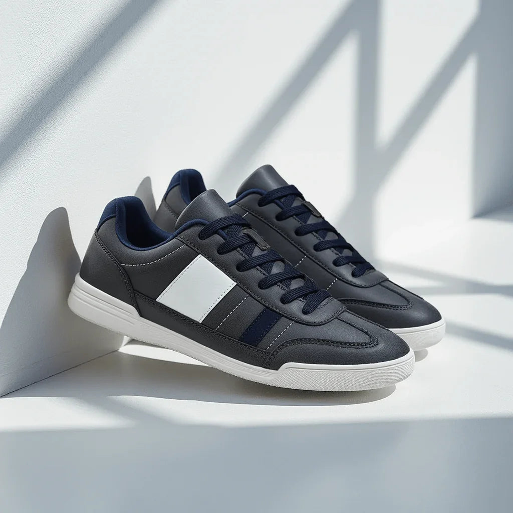 Zapatillas Hombre Casual Puntera Ancha Suela TPR Perfil Bajo