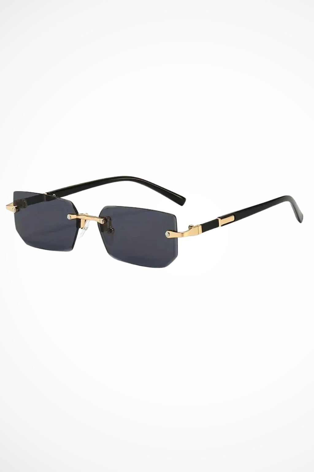 Gafas de sol mujer sin montura lentes degradadas rectangulares