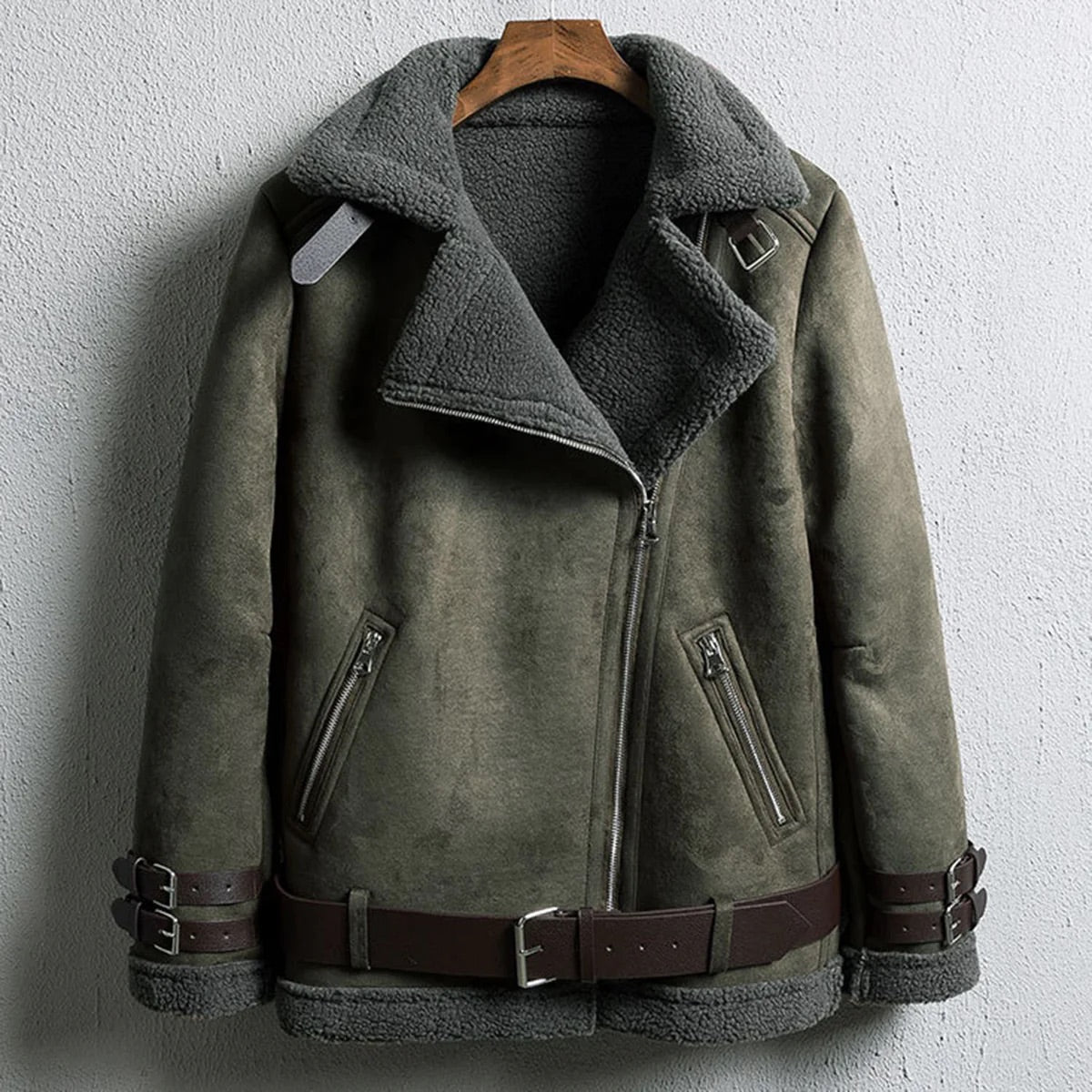 Chaqueta Mujer Gruesa Invierno Talla Grande Ajuste Comodo