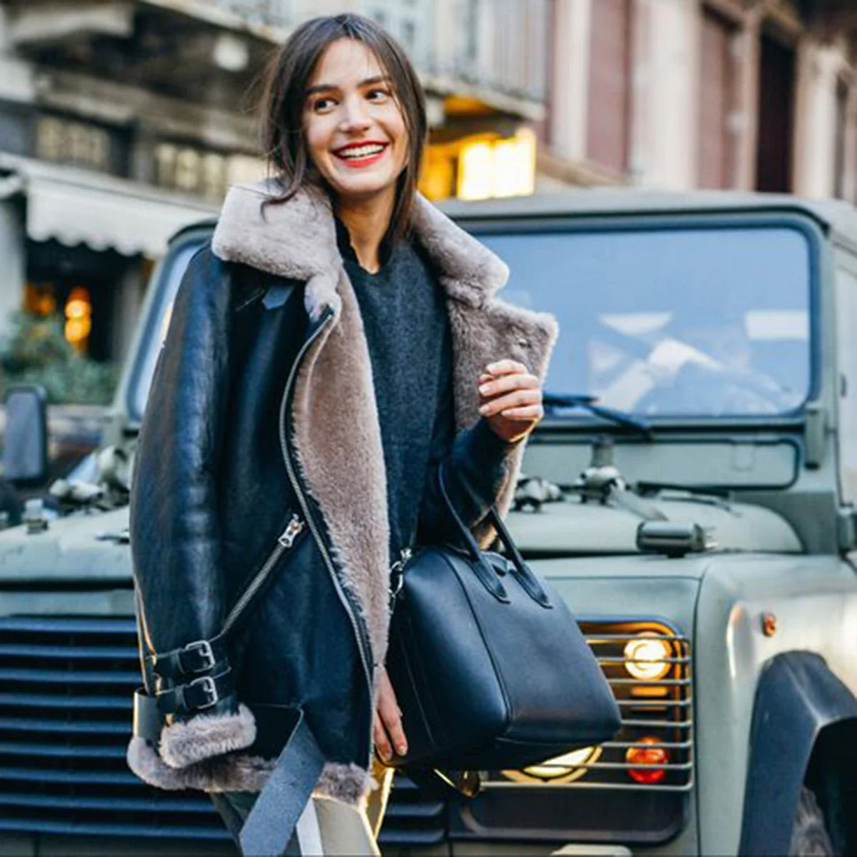 Chaqueta Mujer Gruesa Invierno Talla Grande Ajuste Comodo