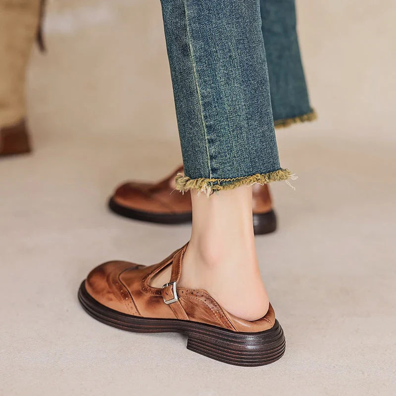 Zapato Mujer de Piel Elegante
