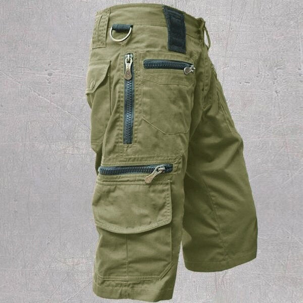 Bermudas Cargo Hombre Multibolsillos Cremallera - Mavetta