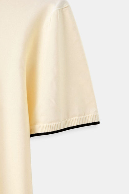 Polo Hombre Algodón Manga Corta Cuello Contraste
