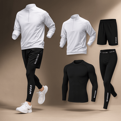 Conjunto Hombre Deportivo Algodón Cremallera Manga Larga - Mavetta
