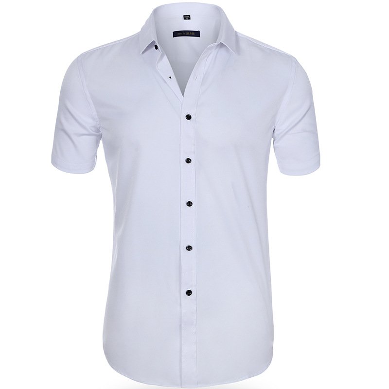 Camisa Hombre Algodón Corte Entallado Manga Corta - Mavetta