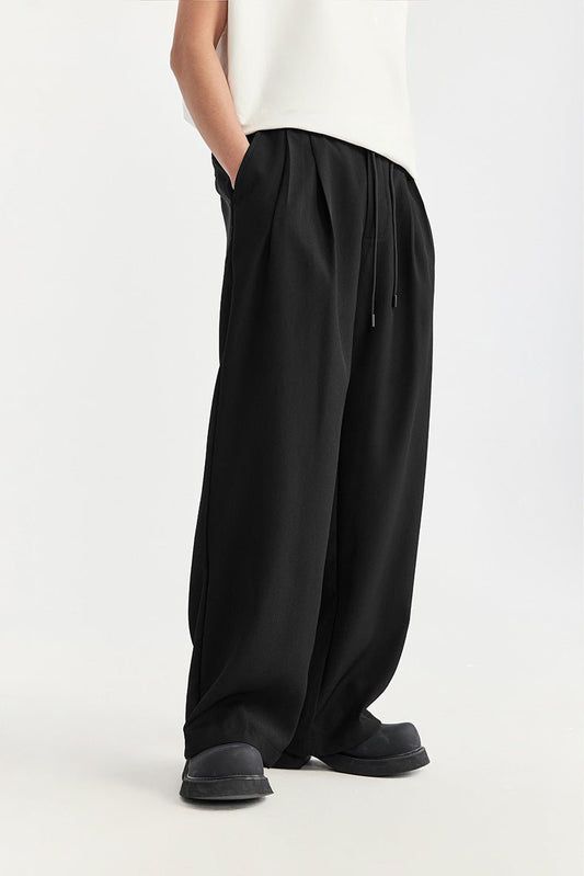 Pantalones Lino Hombre Anchos Cintura Ajustable - Mavetta