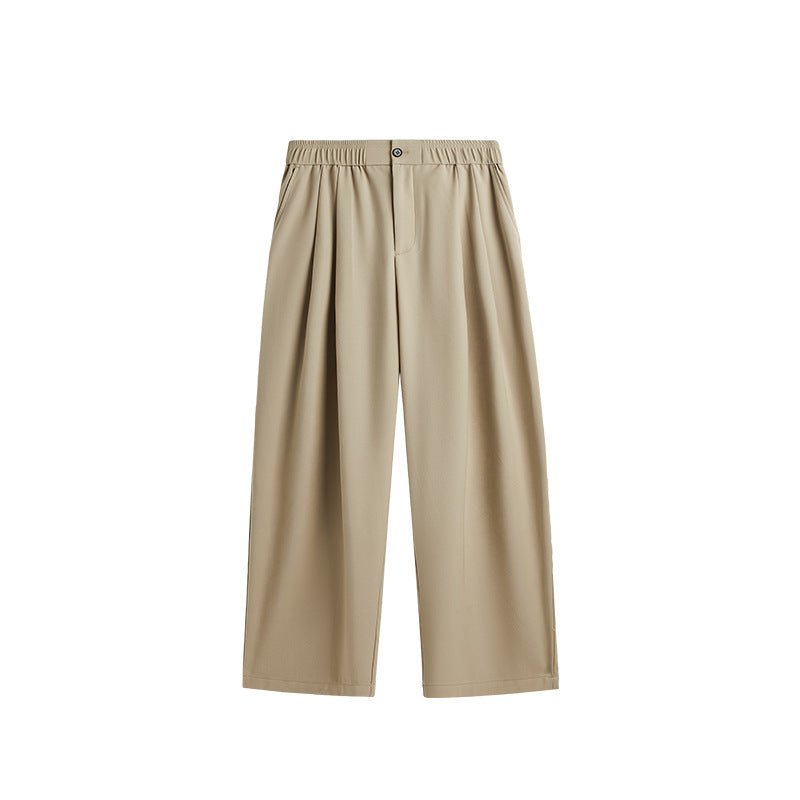Pantalones Lino Hombre Anchos Cintura Ajustable