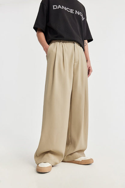 Pantalones Lino Hombre Anchos Cintura Ajustable