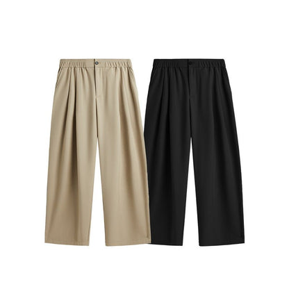 Pantalones Lino Hombre Anchos Cintura Ajustable