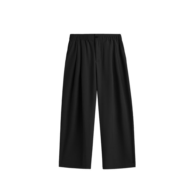 Pantalones Lino Hombre Anchos Cintura Ajustable
