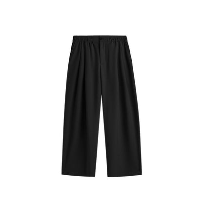Pantalones Lino Hombre Anchos Cintura Ajustable