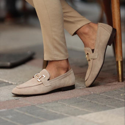 Mocasines Hombre Sin Cordones Detalle Metálico Clásicos