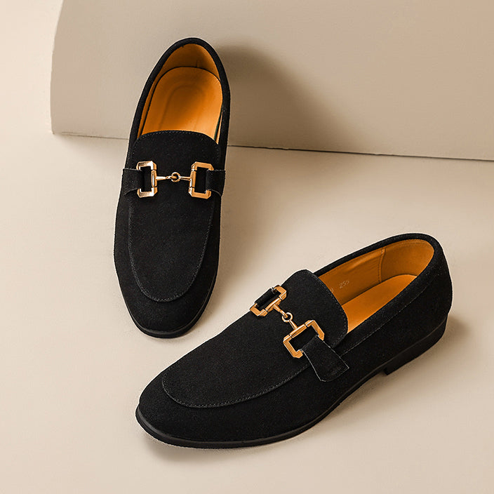 Mocasines Hombre Sin Cordones Detalle Metálico Clásicos