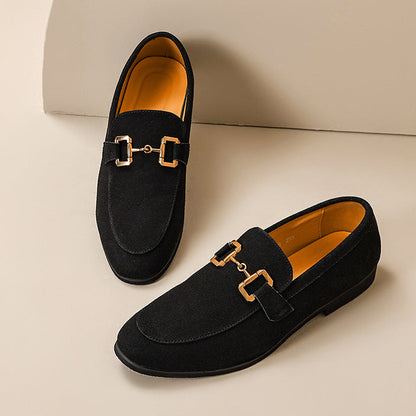 Mocasines Hombre Sin Cordones Detalle Metálico Clásicos