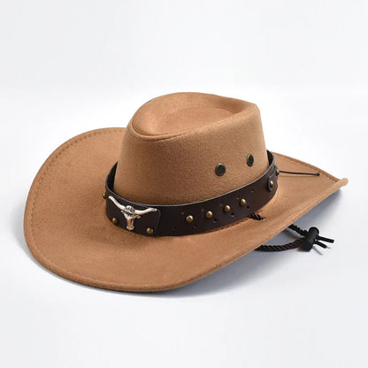 Sombrero Vaquero Hombre Dakron Ala Ancha Estilo Western