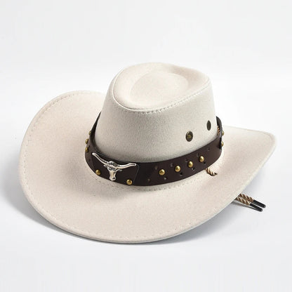 Sombrero Vaquero Hombre Dakron Ala Ancha Estilo Western