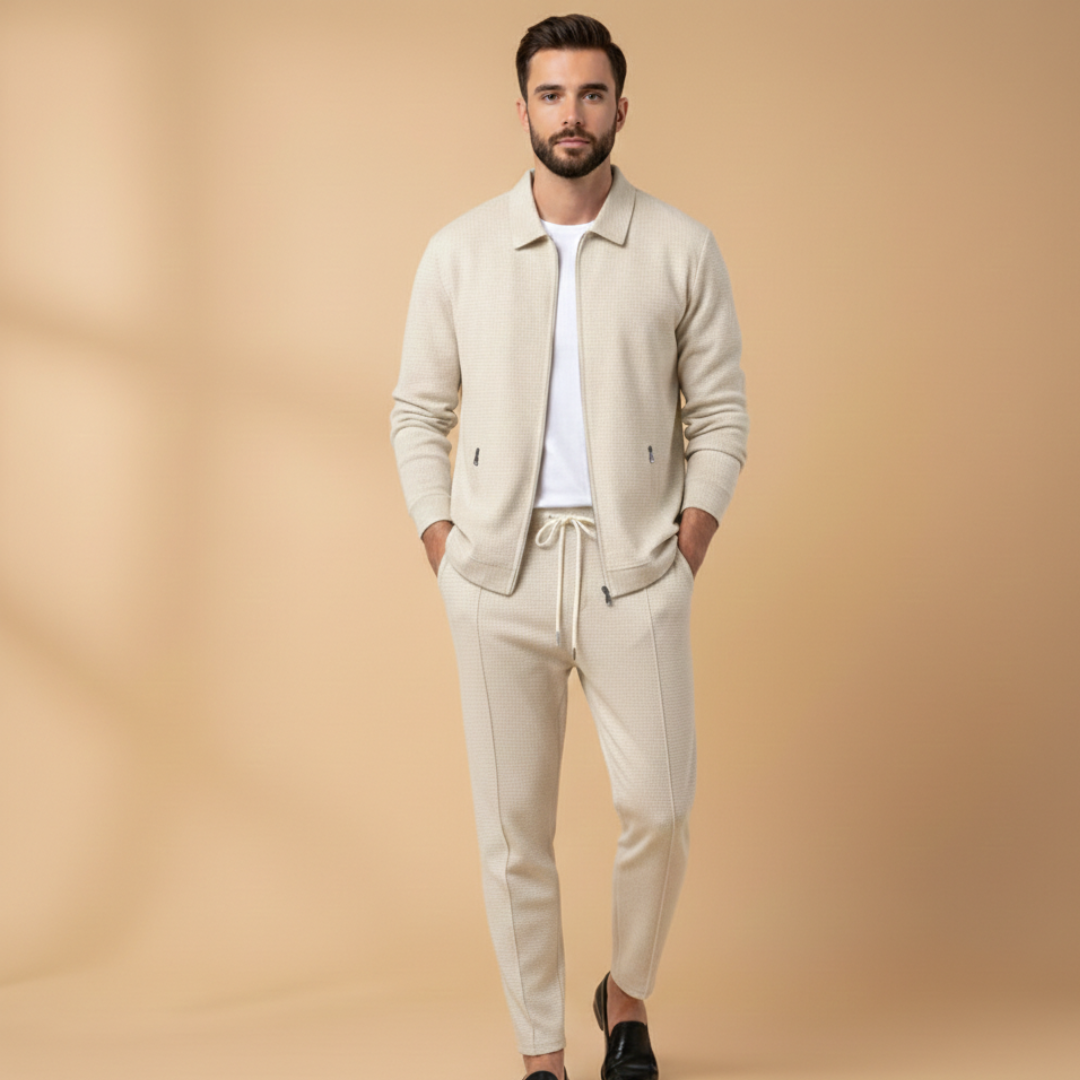 Conjunto Deportivo Hombre con Chaqueta Cremallera y Pantalón - Mavetta