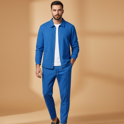 Conjunto Deportivo Hombre con Chaqueta Cremallera y Pantalón