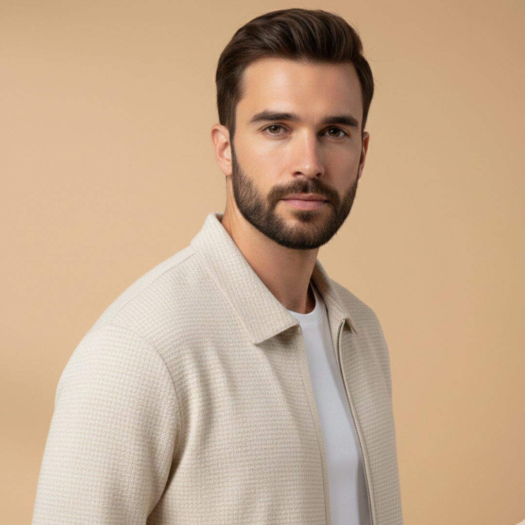 Conjunto Deportivo Hombre con Chaqueta Cremallera y Pantalón