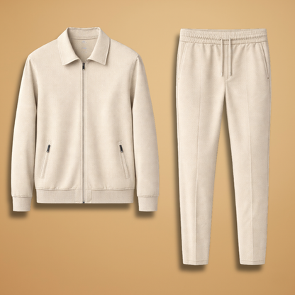 Conjunto Deportivo Hombre con Chaqueta Cremallera y Pantalón