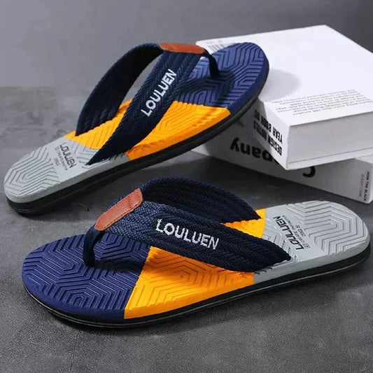 Chanclas Hombre Plantilla Ergonómica Tiras Textil - Mavetta
