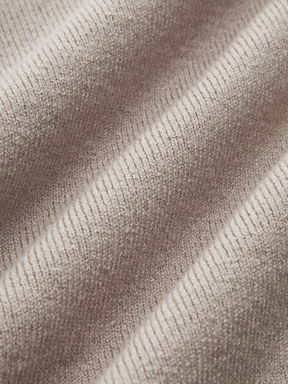 Jersey Mujer de Punto Cuello Alto Ajustado