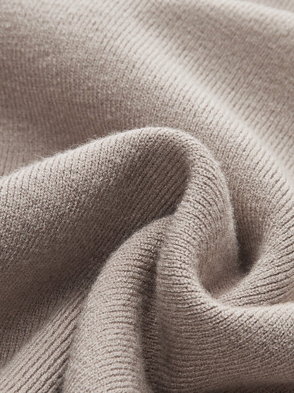 Jersey Mujer de Punto Cuello Alto Ajustado
